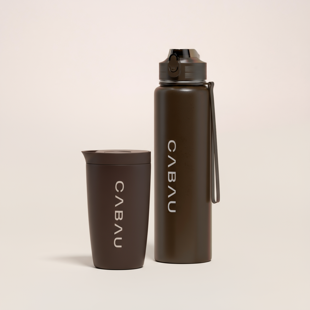 Stainless Duo: Bottle + Cup