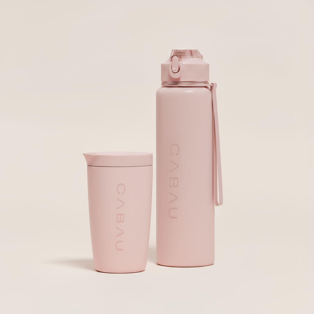 Stainless Duo: Bottle + Cup
